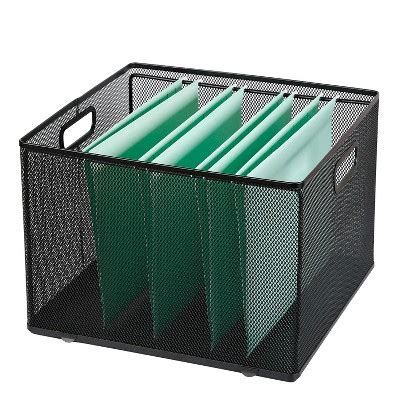 target metal file box|storage box for hanging files.